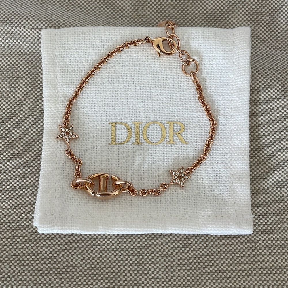 Dior rose gold star bracelet - Picture 2 of 5